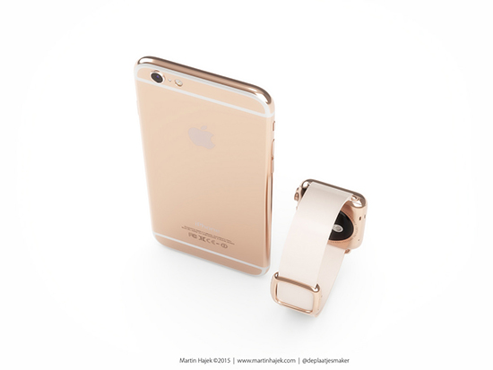 比Watch更壕，玫瑰金iPhone 6s概念图赏