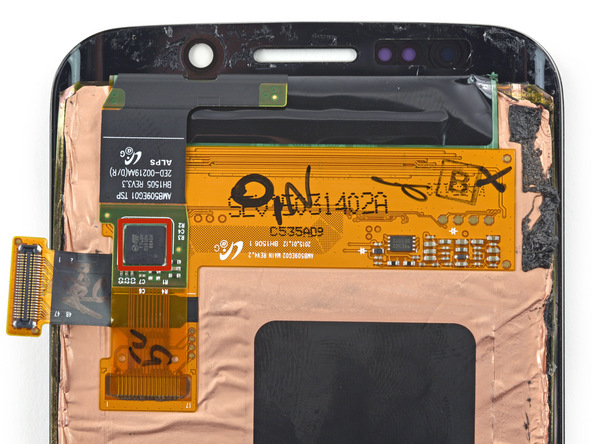 Galaxy S6 Edge拆解：胶水用太多 维修难