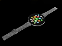 惊现Apple Watch二代 圆形表盘+指纹识别