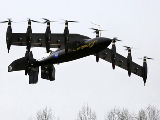 NASA十旋翼电池动力无人机试飞成功