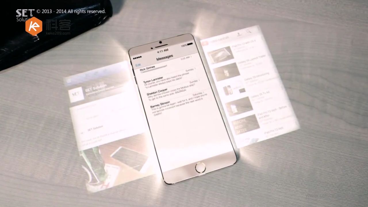视频 | 全息投影可换电池，这才是iPhone7？！
