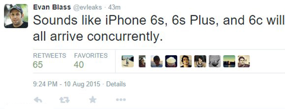 大惊喜！iPhone 6c将和6s/6s Plus一同登场