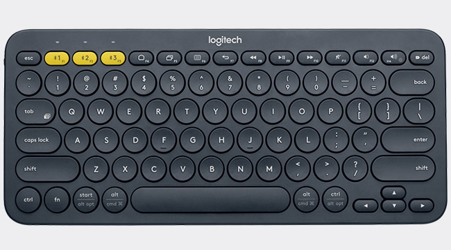 罗技蓝牙键盘K380上市，造型多彩萌萌哒