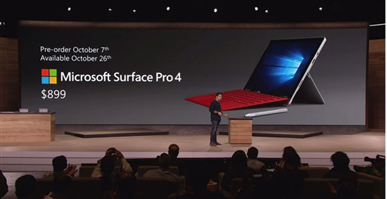 平板界标杆！Surface Pro 4 今日预售，5714元起