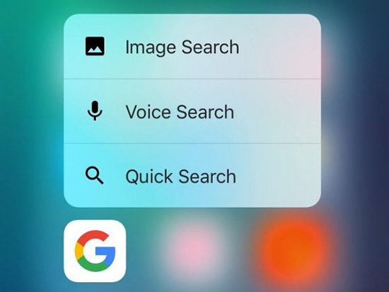 战术渗透？新Google应用将全面支持3D Touch