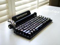 视频：兼具情怀逼格的复古机械键盘 Qwerkywriter开箱