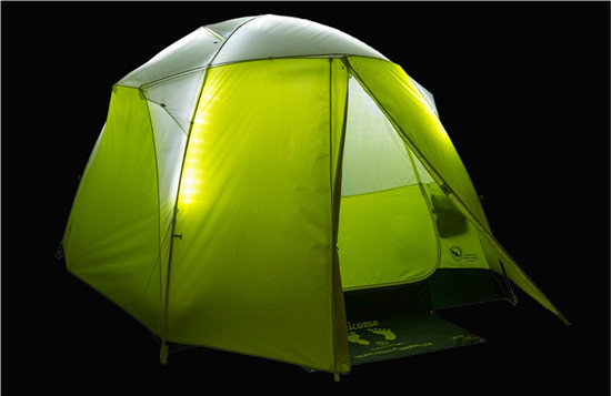 露营不怕黑：Big Agnes推出LED灯光系列帐篷