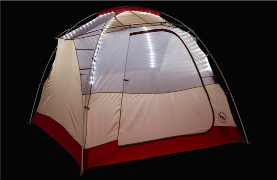 露营不怕黑：Big Agnes推出LED灯光系列帐篷
