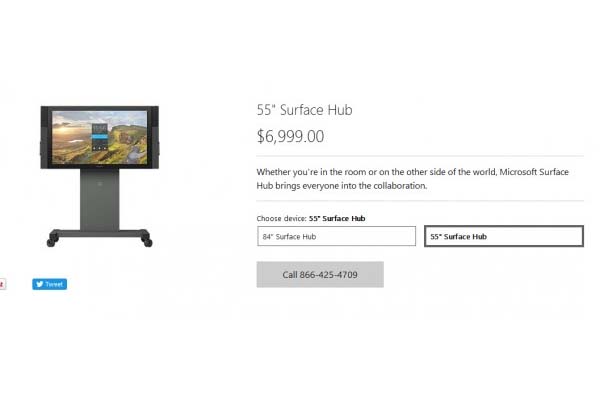 真是醉了！盛传Surface Hub涨价00！