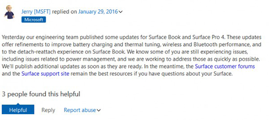 还要等等！Surface Book/Pro 4睡眠问题仍旧无解