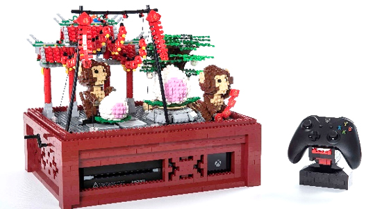 不输苹果！微软也推猴年定制版Xbox One主机