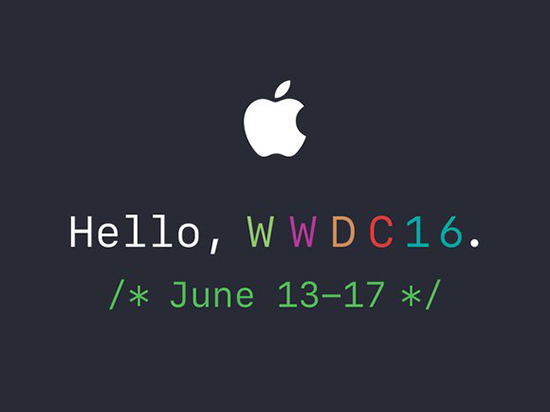 苹果发出WWDC 2016邀请函：本月13日正式举行