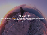 全景VR视频播放器：VLC 360° 预览版发布