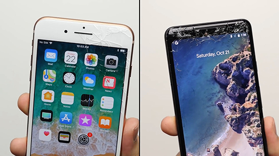 旗舰手机测试：iPhone 8 Plus不堪一击，但它却烂掉渣