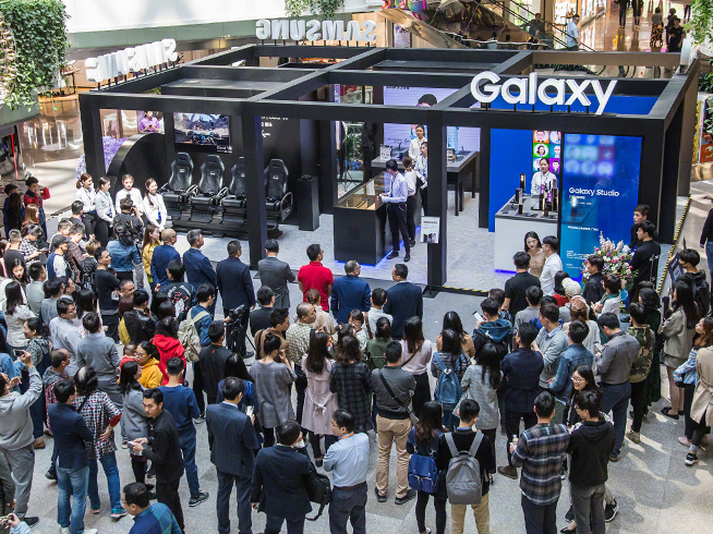 三星盖乐世广州体验馆开幕：Galaxy S9/S9+凝时拍摄最受欢迎