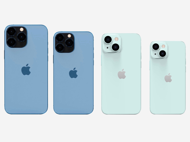 苹果iPhone 13系列渲染图曝光：刘海终于变窄！但相机升级加厚